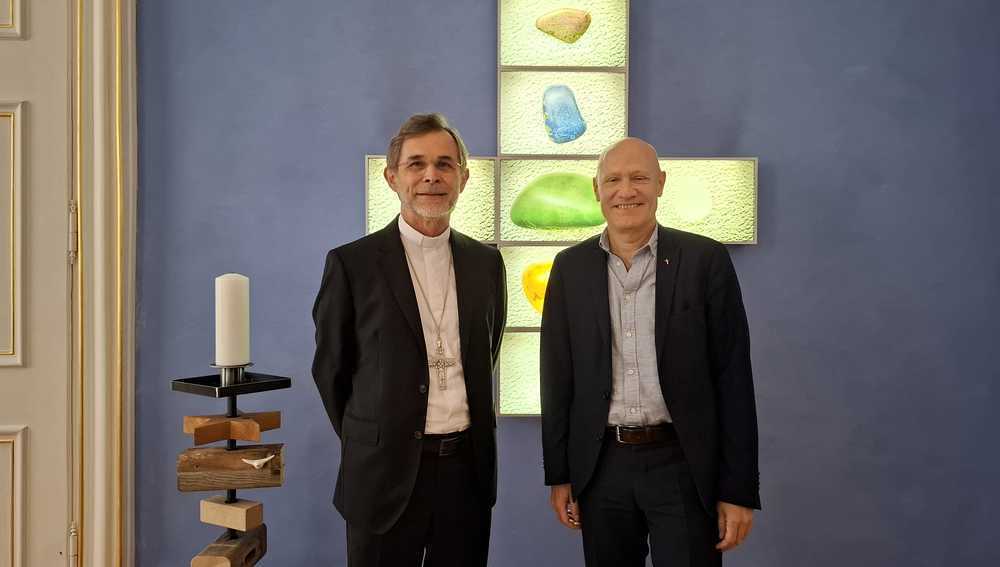 Erzbischof und Superintendent bekräftigen Zusammenarbeit / kathpress/Pulling Erzbischof und Superintendent bekräftigen Zusammenarbeit