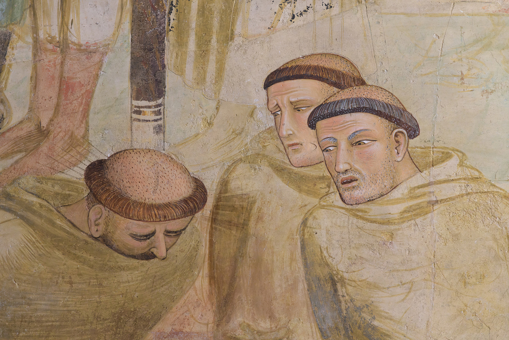 Detail of fresco St. Louis of Toulouse Renounces the Crown before Pope Boniface VIII by Ambrogio Lorenzetti, Basilica of San Francesco, Siena, Italy. / dmitriymoroz Description Detail of fresco St. Louis of Toulouse Renounces the Crown before Pope Boniface VIII by Ambrogio Lorenzetti, Basilica of San Francesco, Siena, Italy. Thank you This photo has been successfully downloaded. (Look for it in y Detail of fresco St. Louis of Toulouse Renounces the Crown before Pope Boniface VIII by Ambrogio Lorenzetti, Basilica of San Francesco, Siena, Italy.