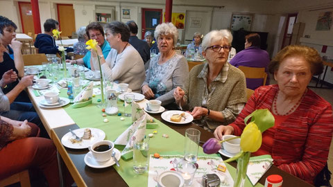 Osterfeier der Senioren im Pfarrsaal - April 2018