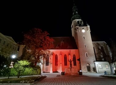 Beleuchtung der Stadtpfarrkirche