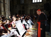 Präsentation der Ergebnisse im Stephansdom