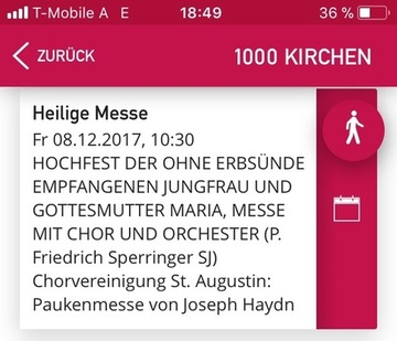 Kirchenmusik in App