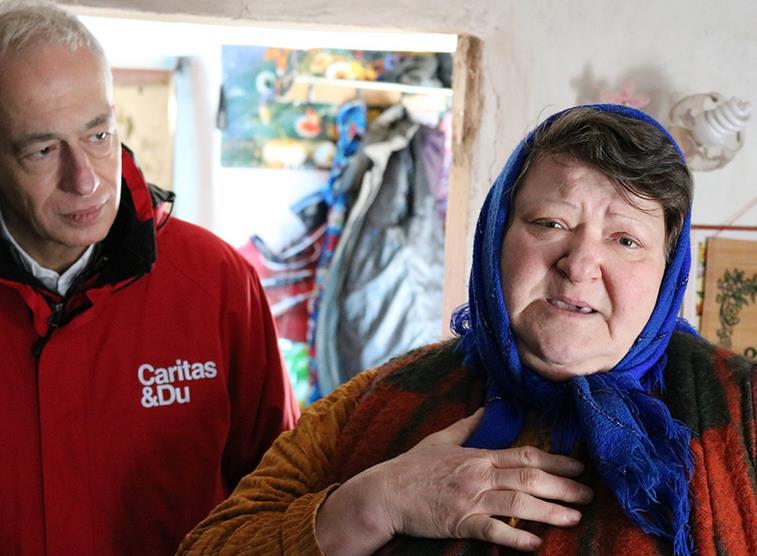 Caritas Osteuropasammlung für die Ukraine.