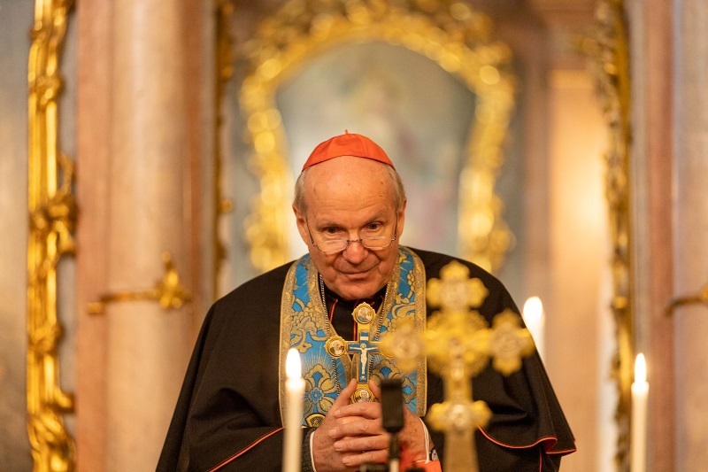 Kardinal Schönborn betet mit ukrainischen Christen um Frieden