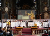 Präsentation der Ergebnisse im Stephansdom