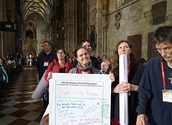 Präsentation der Ergebnisse im Stephansdom