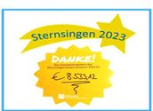 Sternsingen Ergebnis 2023