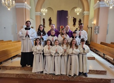 Ministrantenaufnahme / Pfarre Obersdorf