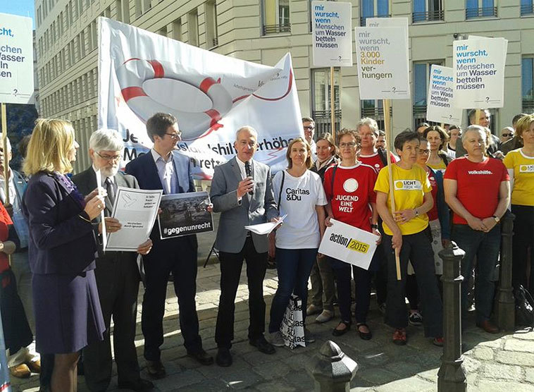 Demonstration am Ballhausplatz