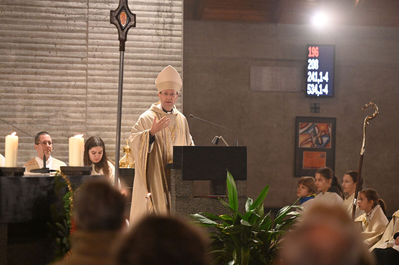 Bischof Turnovszky feierte Neujahrsmesse in Jetzelsdorf