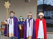 Sternsinger-Gruppe