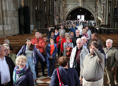 'Unbekanntes St. Stephan' Eine sehr interessante Führung durch den Stephansdom. 52 Pfarrangehörige folgten der Einladung. 