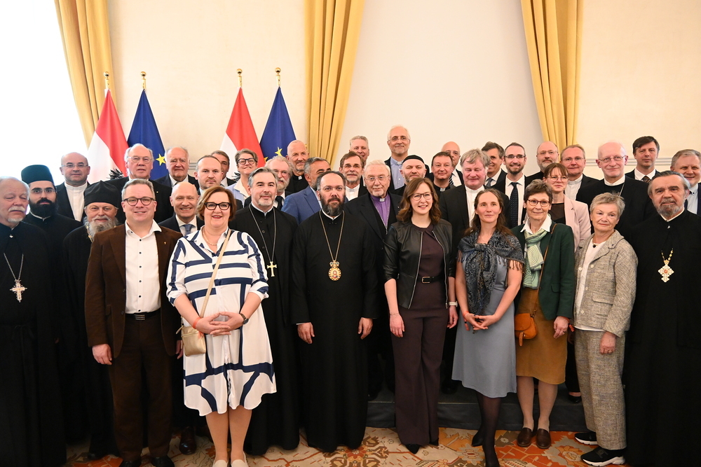 Osterempfang: Ministerin Bauer für konfessionellen Religionsunterricht / kathpress.at/Wuthe Osterempfang: Ministerin Bauer für konfessionellen Religionsunterricht