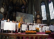 Präsentation der Ergebnisse im Stephansdom