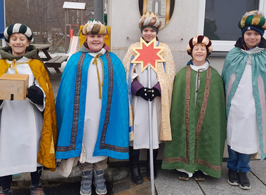 Sternsinger in Windpassing