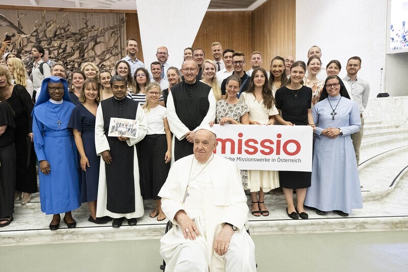 Jugend-Missionare aus Österreich begegneten dem Papst