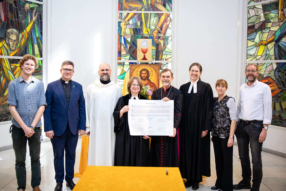 Unterzeichnung der ökumenischen Vereinbarung / Erzdiözese Wien/ Stephan Schönlaub