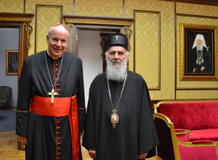 Kardinal Schonborn Trifft Serbischen Patriarchen Irinej