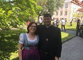 Agape nach der Priesterweihe Benediktbeuern 2.7.2018