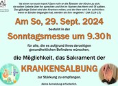 St. Hemma - Krankensalbung 2024