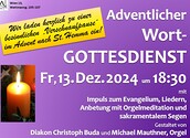 St. Hemma - Adventlicher Wortgottesdienst 2024