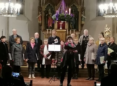 Adventbesinnung mit dem GMV / Gabi Mannersdorfer Pfarrkirche Harmannsdorf - 14. 12. 25