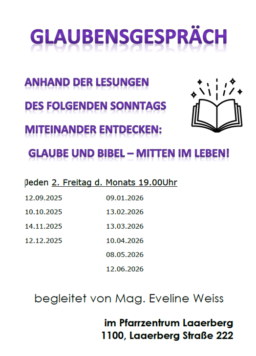 Glaubensgespräch 2025/26